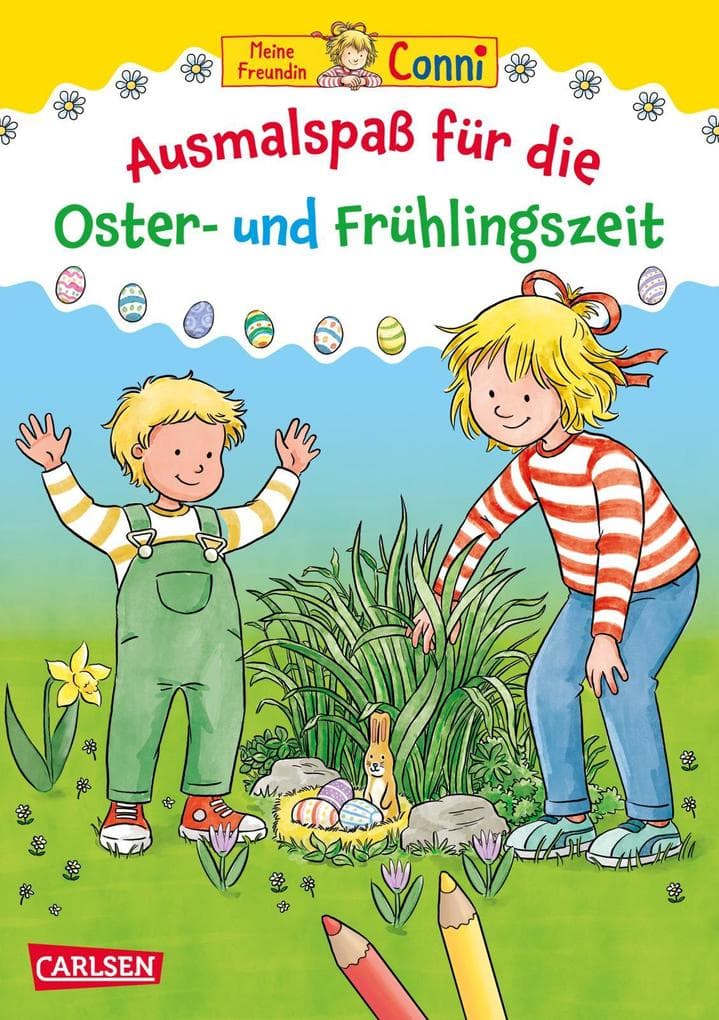 Conni Gelbe Reihe (Beschäftigungsbuch): Ausmalspaß für die Oster- und Frühlingszeit