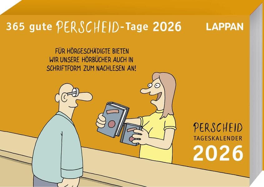 365 gute Perscheid-Tage 2026: Tageskalender