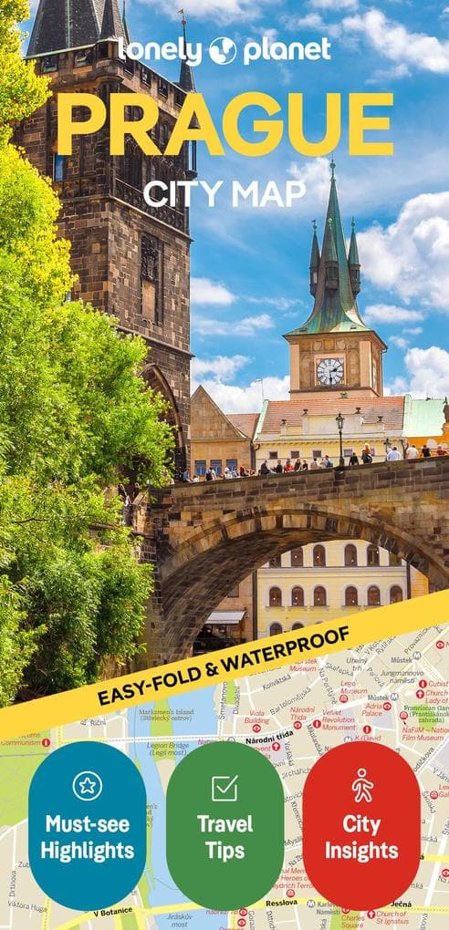 Lonely Planet Prague City Map