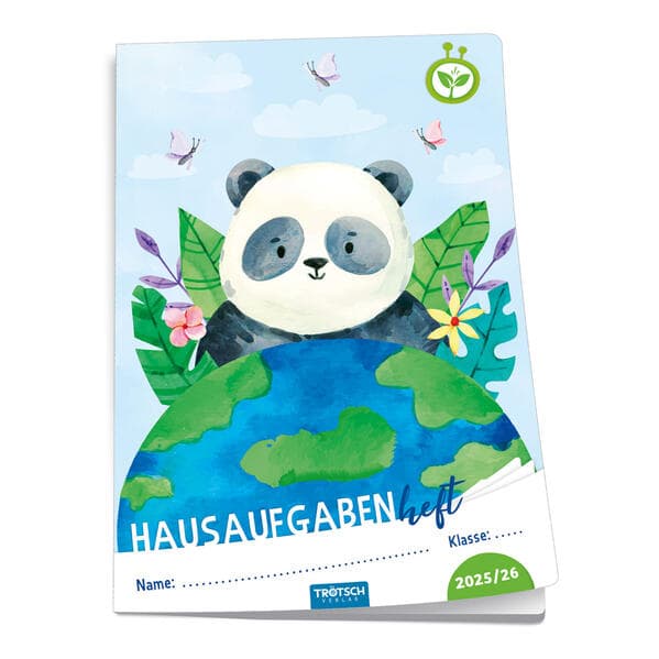 Trötsch Jahresbezogenes Hausaufgabenheft Grundschule Panda 25/26