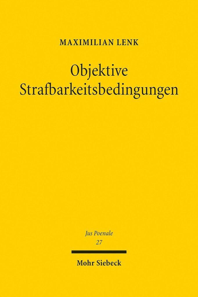 Objektive Strafbarkeitsbedingungen