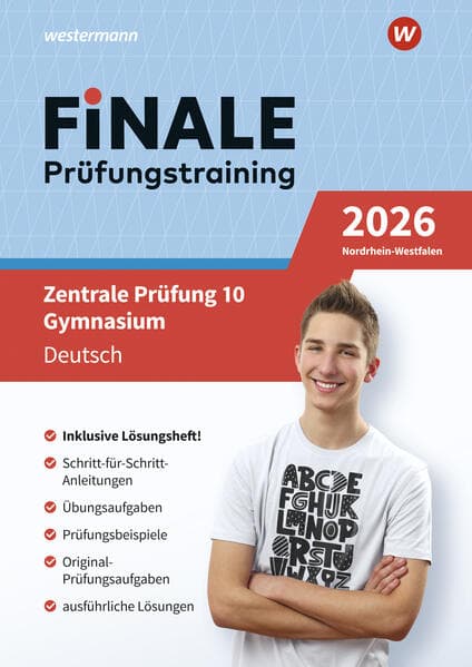 FiNALE Prüfungstraining Zentrale Prüfung 10. Gymnasium Nordrhein-Westfalen. Deutsch 2026