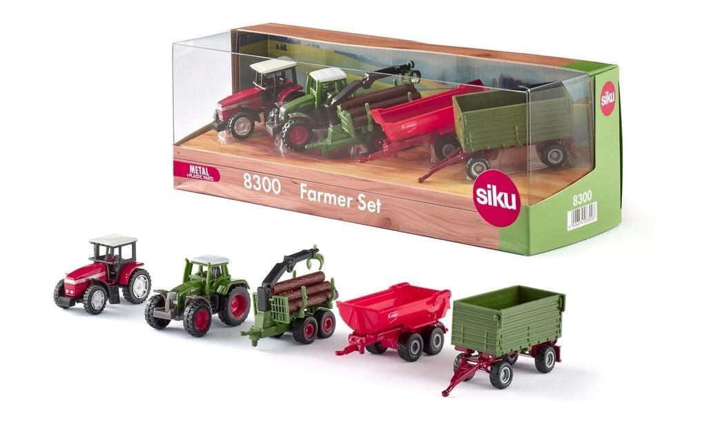 Siku 8300 - Farmer Set, 2 x Traktor, 3 x Anhänger