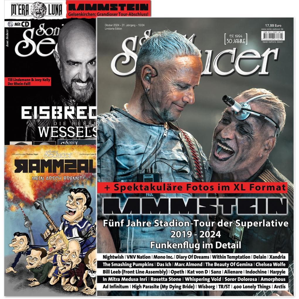 Sonic Seducer - Rammstein Live 2019-2024, LIMITED Edition + Rammsau Comic + 11-2024