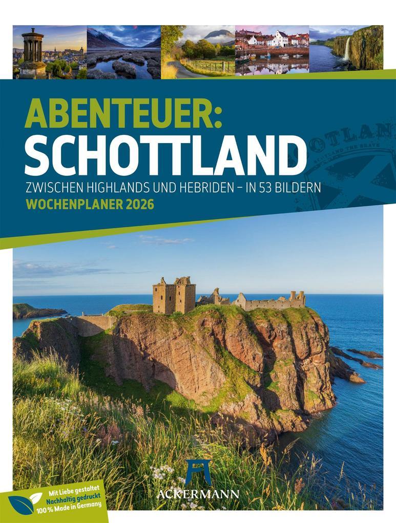 Schottland - Zwischen Highlands und Hebriden - Wochenplaner Kalender 2026