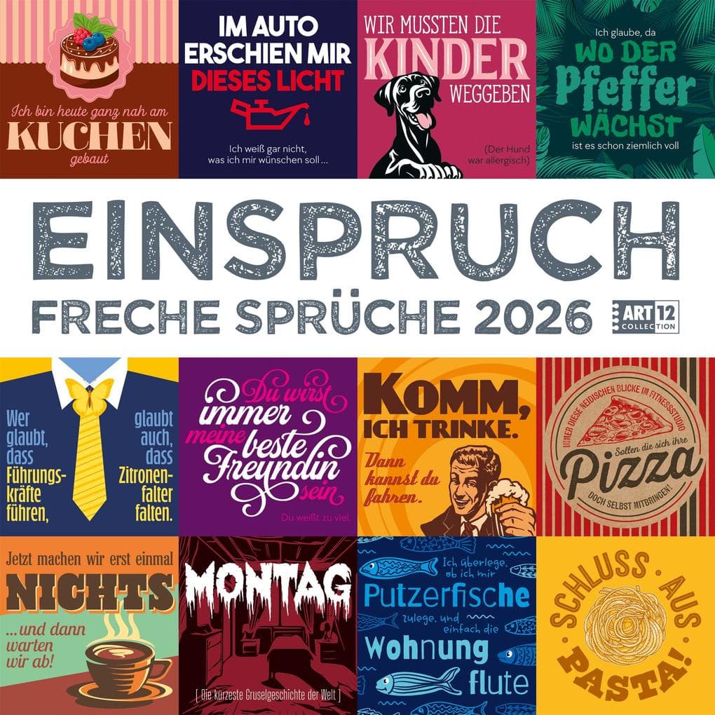 Einspruch Kalender 2026 - 30x30