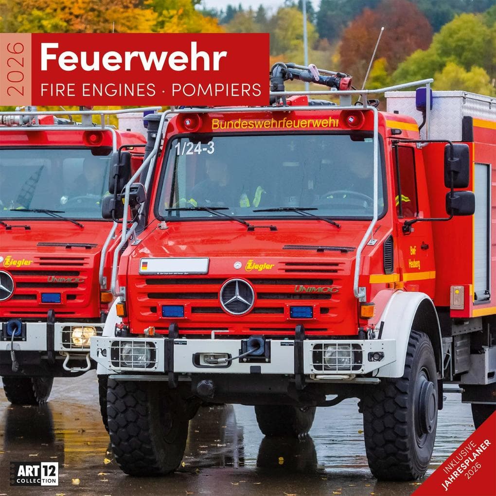 Feuerwehr Kalender 2026 - 30x30