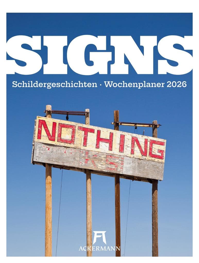 Signs - Schilder-Wochenplaner 2026