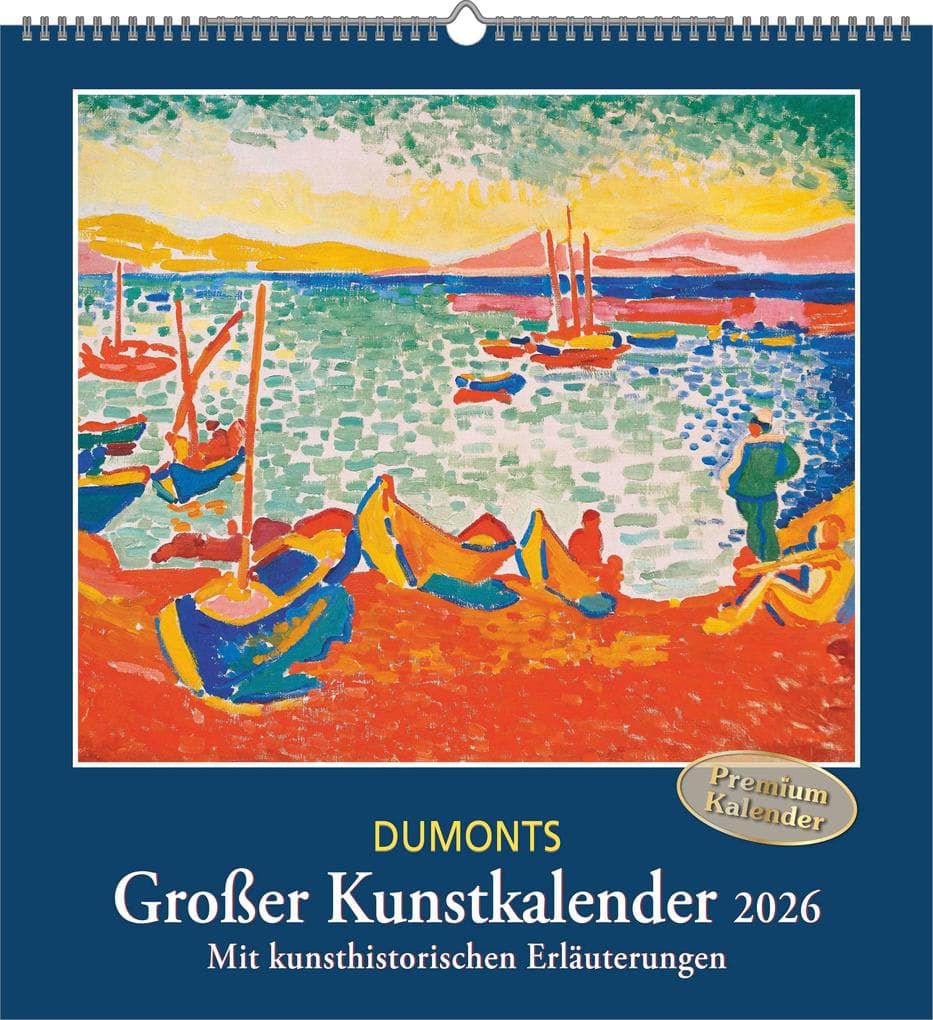 DUMONTS Großer Kunstkalender 2026 - Klassische Moderne, Impressionisten, Expressionisten - Wandkalender Format 45 x 48 cm
