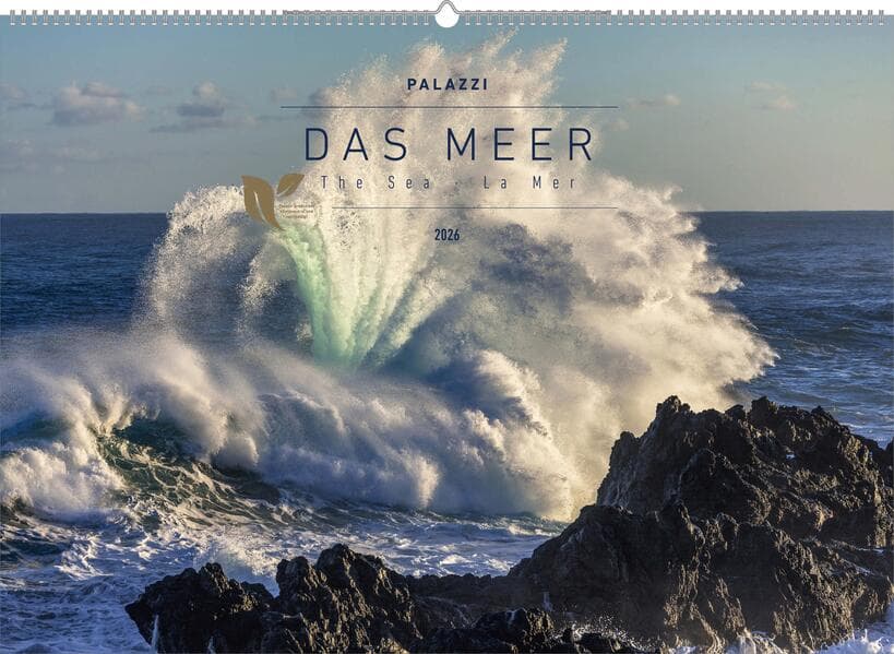 Palazzi - Meer 2026 - Wandkalender 70×50 cm mit 12 Monatsblättern, Poster-Kalender mit atemberaubend