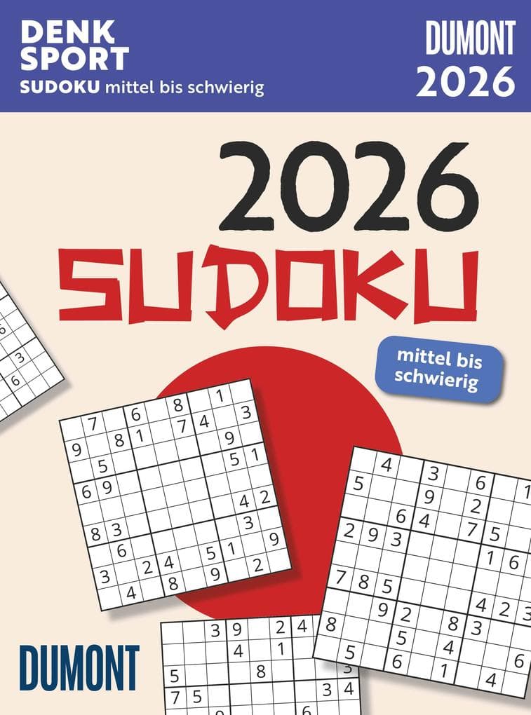 Das tägliche Sudoku 2026 - Tagesabreißkalender -11,8x15,9 - Rätselkalender - Knobelkalender