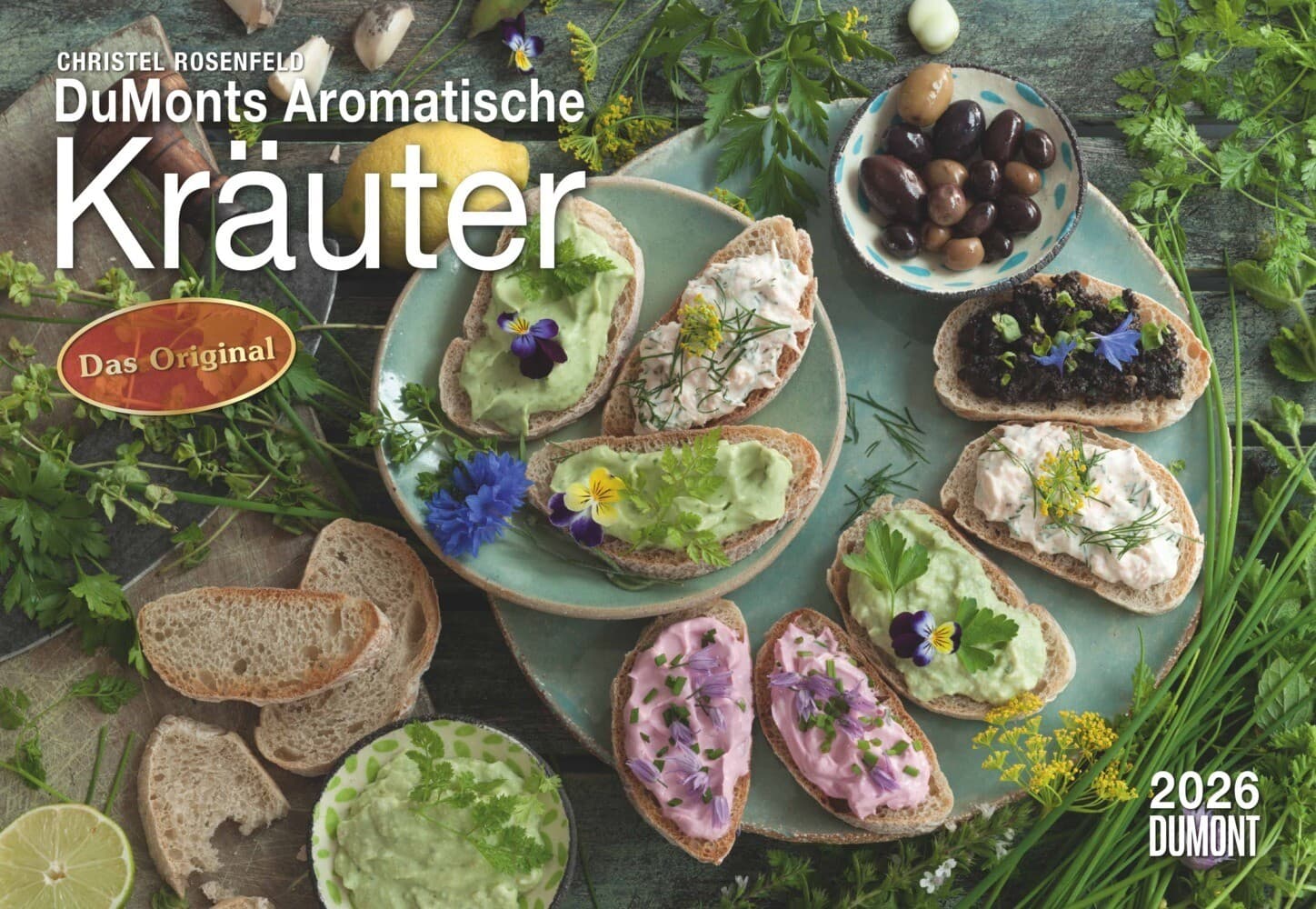 DUMONTS Aromatische Kräuter 2026 - Broschürenkalender - Wandkalender - mit Rezepten und Texten - Format 42 x 29 cm