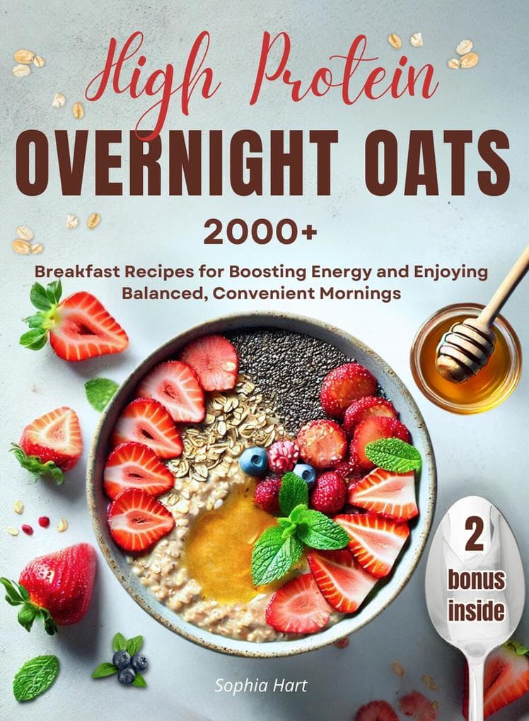 High Protein Overnight Oats: 2000+ breakfasts with easy, protein-packed recipes for balanced, stress-free mornings and long-lasting energy