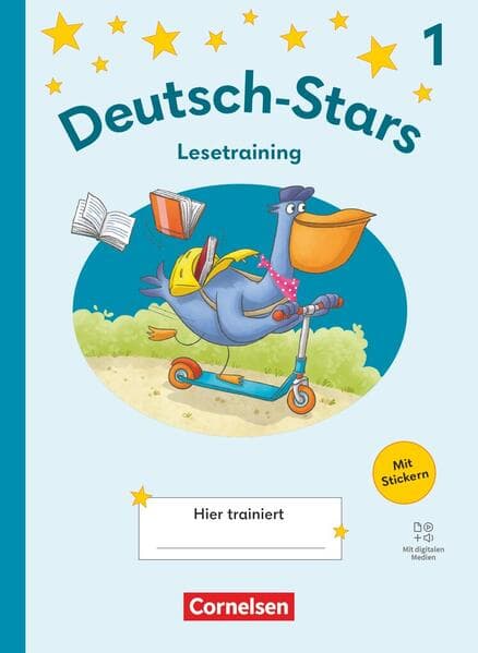 Deutsch-Stars 1. Schuljahr - Lesetraining Ausgabe 2025 - Übungsheft