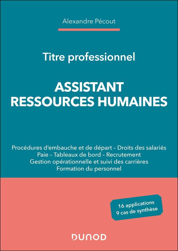 Titre professionnel Assistant Ressources humaines