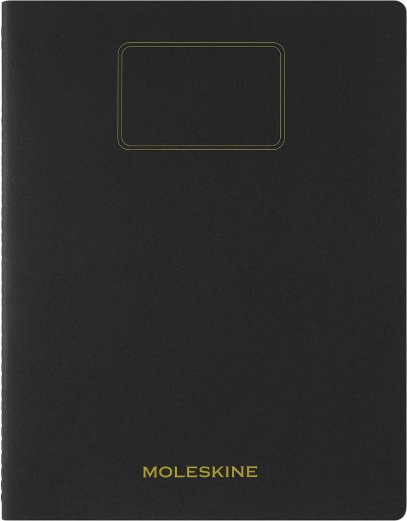 Moleskine Student Cahier, XXL, liniert, Kartoneinband, Schwarz