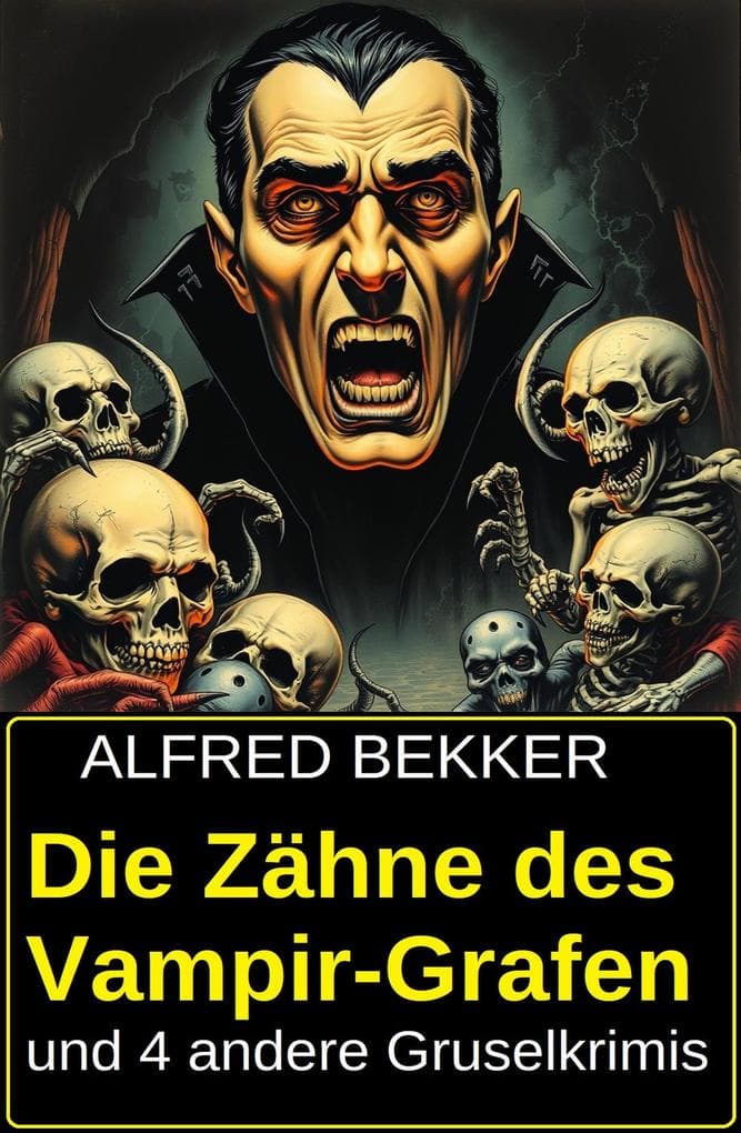 Die Zähne des Vampir-Grafen und 4 andere Gruselkrimis