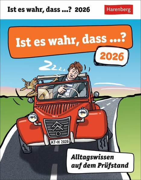 Ist es wahr, dass ...? Tagesabreißkalender 2026 - Alltagswissen auf dem Prüfstand