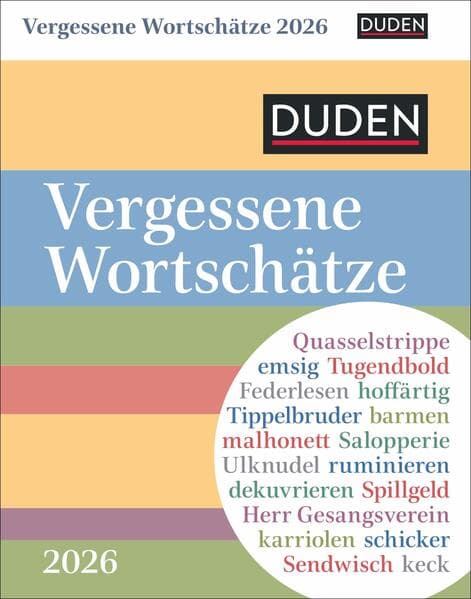 Duden Vergessene Wortschätze Tagesabreißkalender 2026