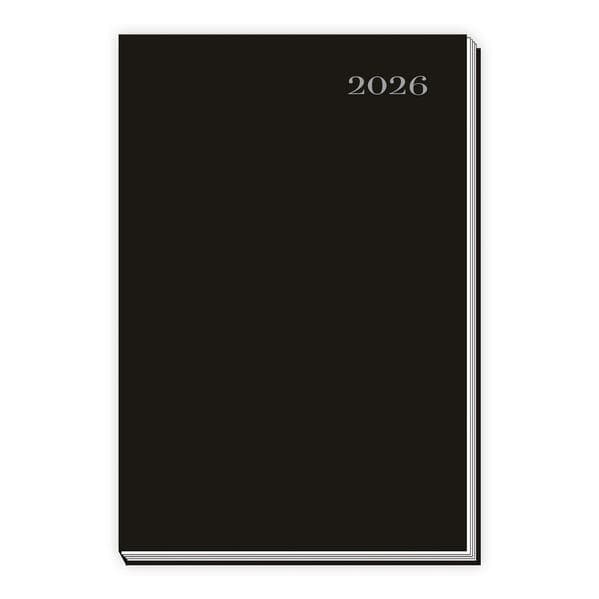 Trötsch Taschenkalender A6 schwarz 2026