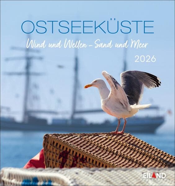 Ostseeküste Postkartenkalender 2026 - Wind und Wellen - Sand und Meer