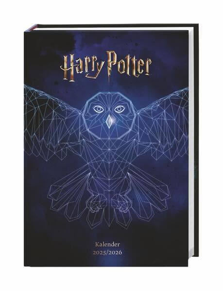 Harry Potter Schülerkalender A5 2026 - 17 Monate ab August 2025