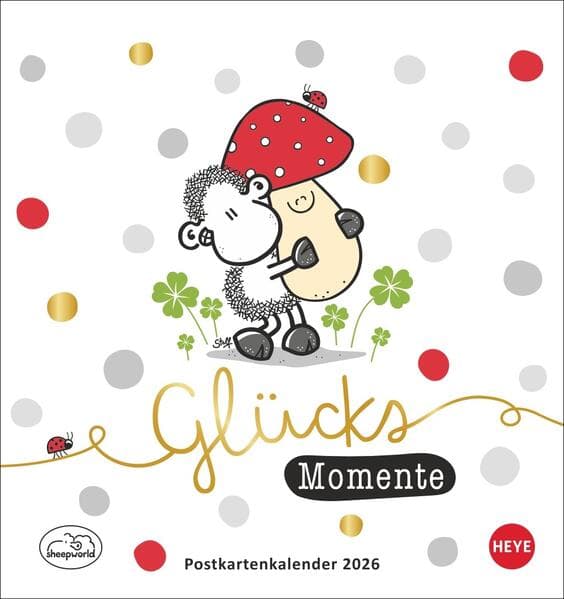 sheepworld Postkartenkalender 2026