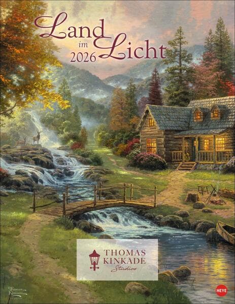 Thomas Kinkade: Land im Licht Kalender 2026