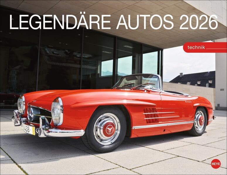 Legendäre Autos Posterkalender 2026