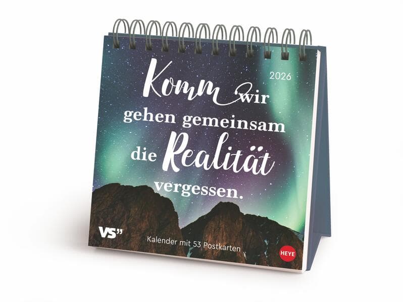 Visual Statements Premium-Postkartenkalender 2026