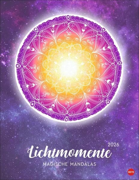 Lichtmomente Posterkalender 2026 - Magische Mandalas