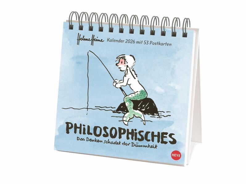 Helme Heine: Philosophisches Premium-Postkartenkalender 2026