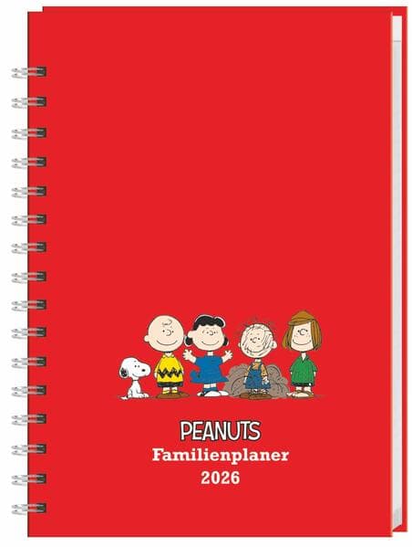 Peanuts Familienplaner-Buch A5 2026