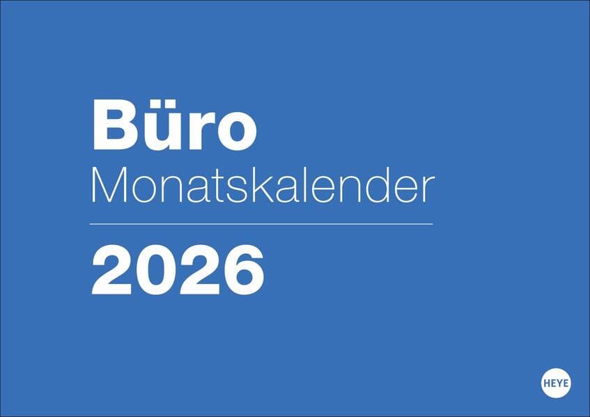 Büro Monatsplaner 2026