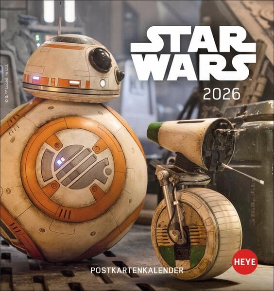 Star Wars Postkartenkalender 2026