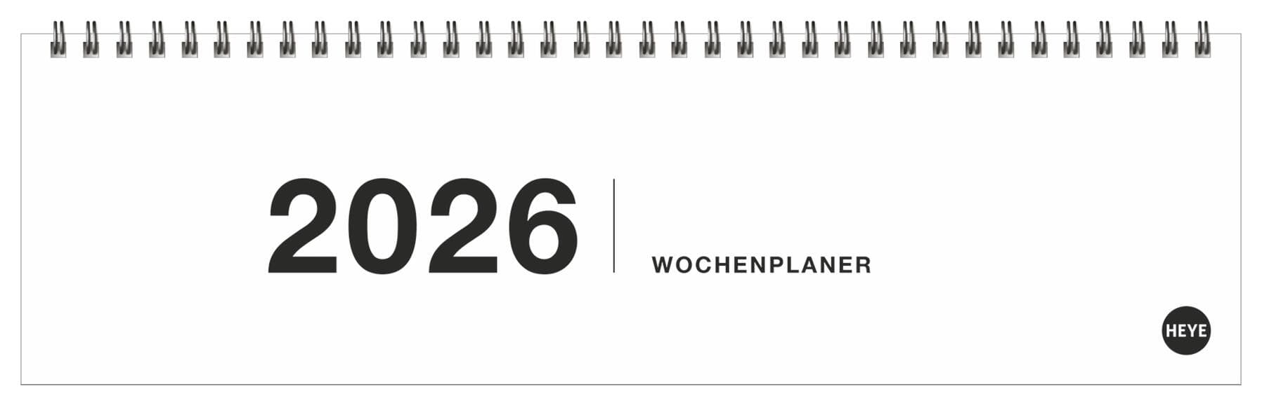 Black&White Wochenquerplaner 2026