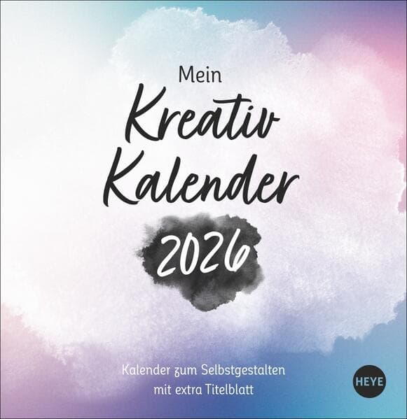 Kreativkalender zum Aufstellen Design 2026