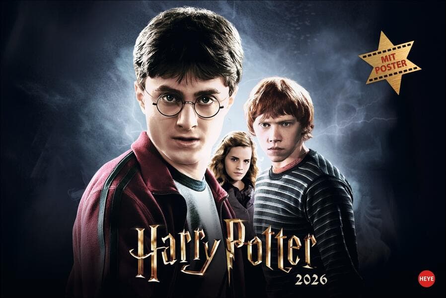 Harry Potter Broschur XL Kalender 2026