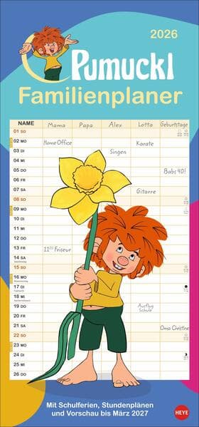 Pumuckl Familienplaner 2026