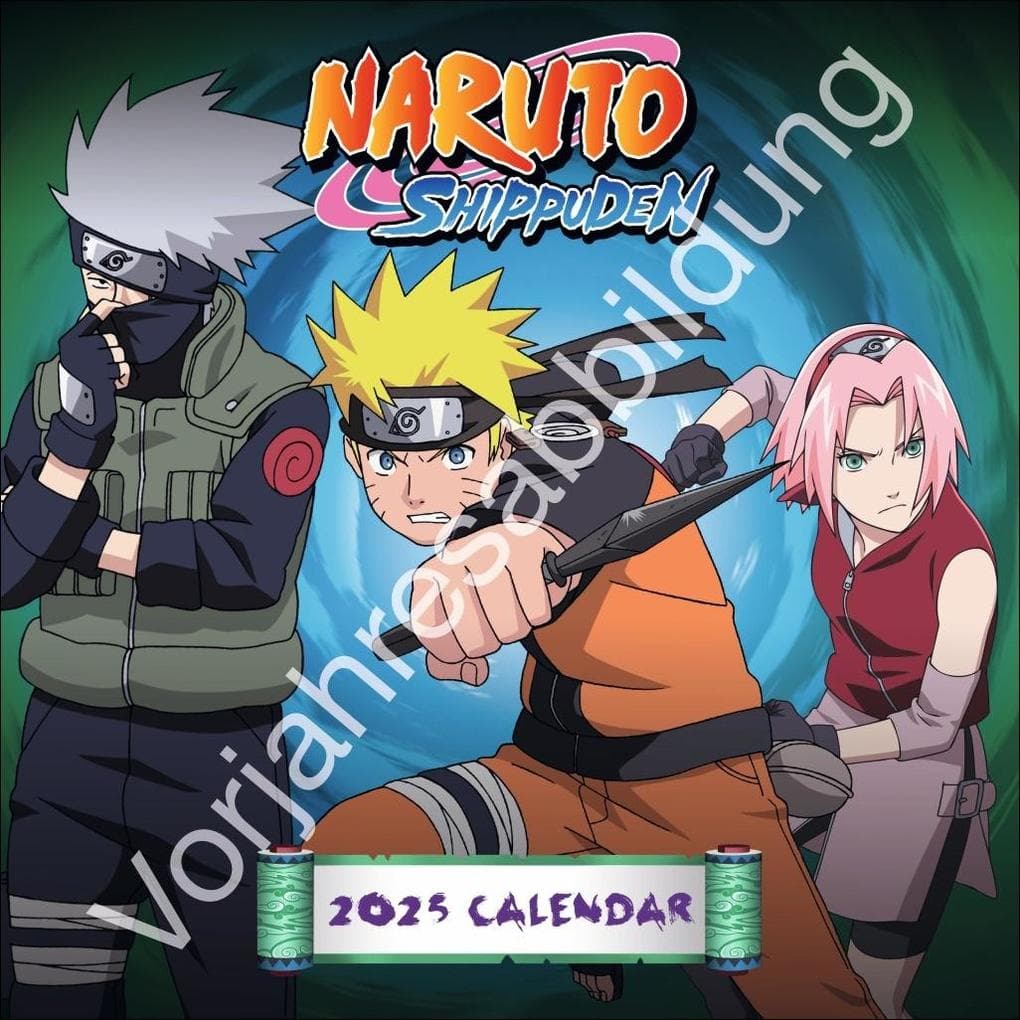 Naruto Broschurkalender 2026