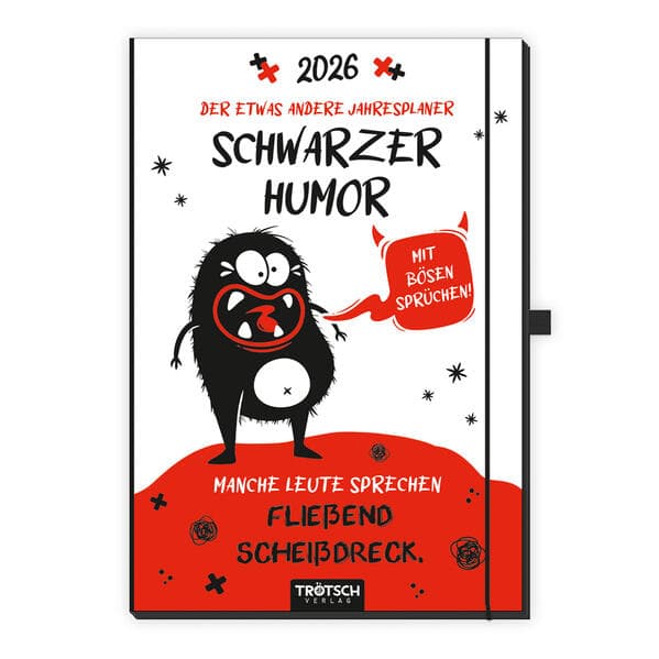 Trötsch Buchkalender Der etwas andere Jahresplaner Schwarzer Humor 2026