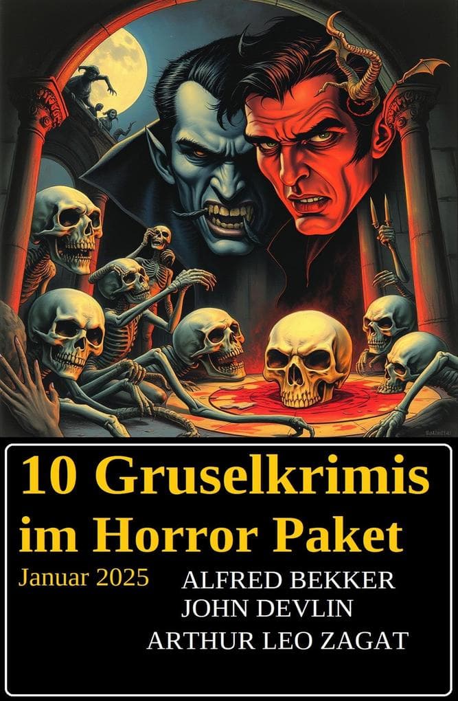 10 Gruselkrimis im Horror Paket Januar 2025