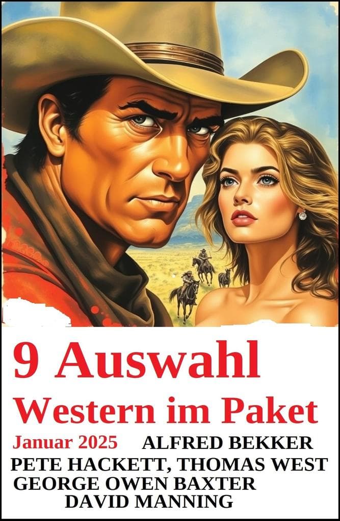 9 Auswahl Western im Paket Januar 2025