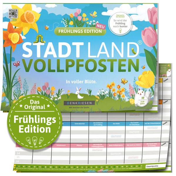 DENKRIESEN - STADT LAND VOLLPFOSTEN® - FRÜHLINGS EDITION - "In voller Blüte." A4