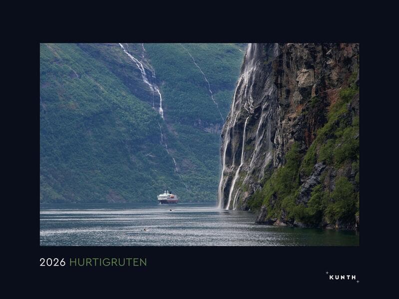 Hurtigruten - KUNTH Wandkalender 2026