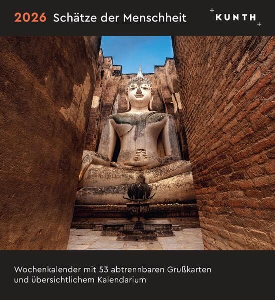 Schätze der Menschheit - KUNTH Postkartenkalender 2026