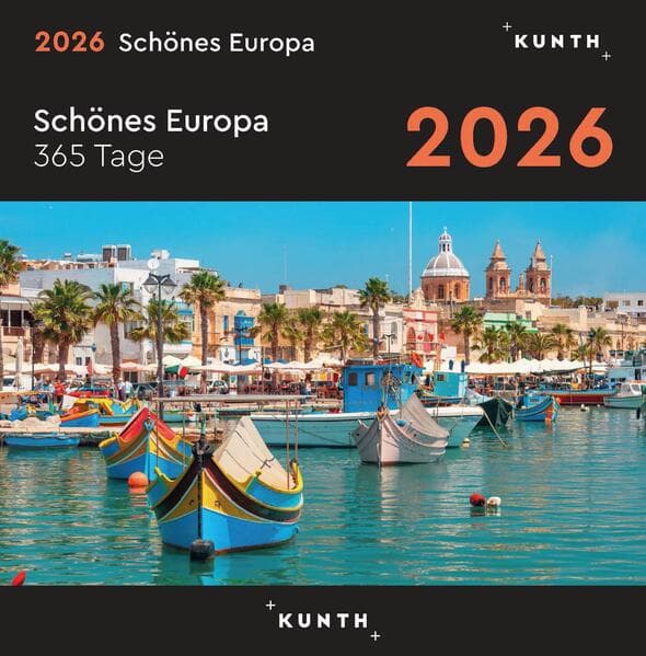 Schönes Europa - KUNTH 365-Tage-Abreißkalender 2026