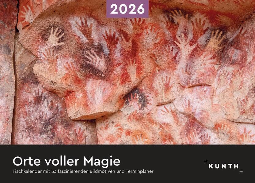 Orte voller Magie - KUNTH Tischkalender 2026