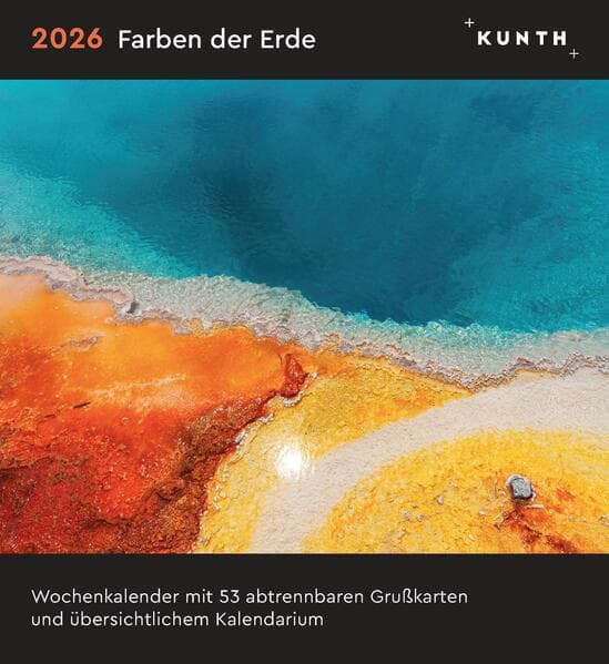 Farben der Erde - KUNTH Postkartenkalender 2026