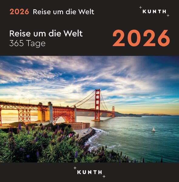 Reise um die Welt - KUNTH 365-Tage-Abreißkalender 2026